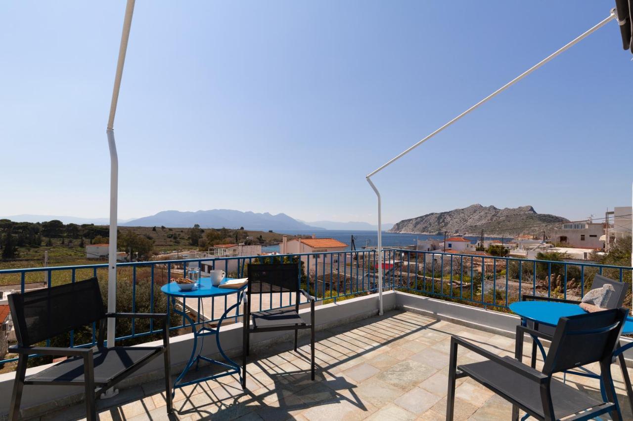 Aeginia 1- Breathtaking Sea View House In Perdikaヴィラ エクステリア 写真