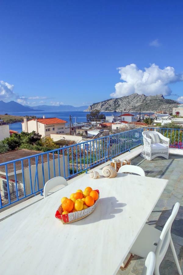 Aeginia 1- Breathtaking Sea View House In Perdikaヴィラ エクステリア 写真