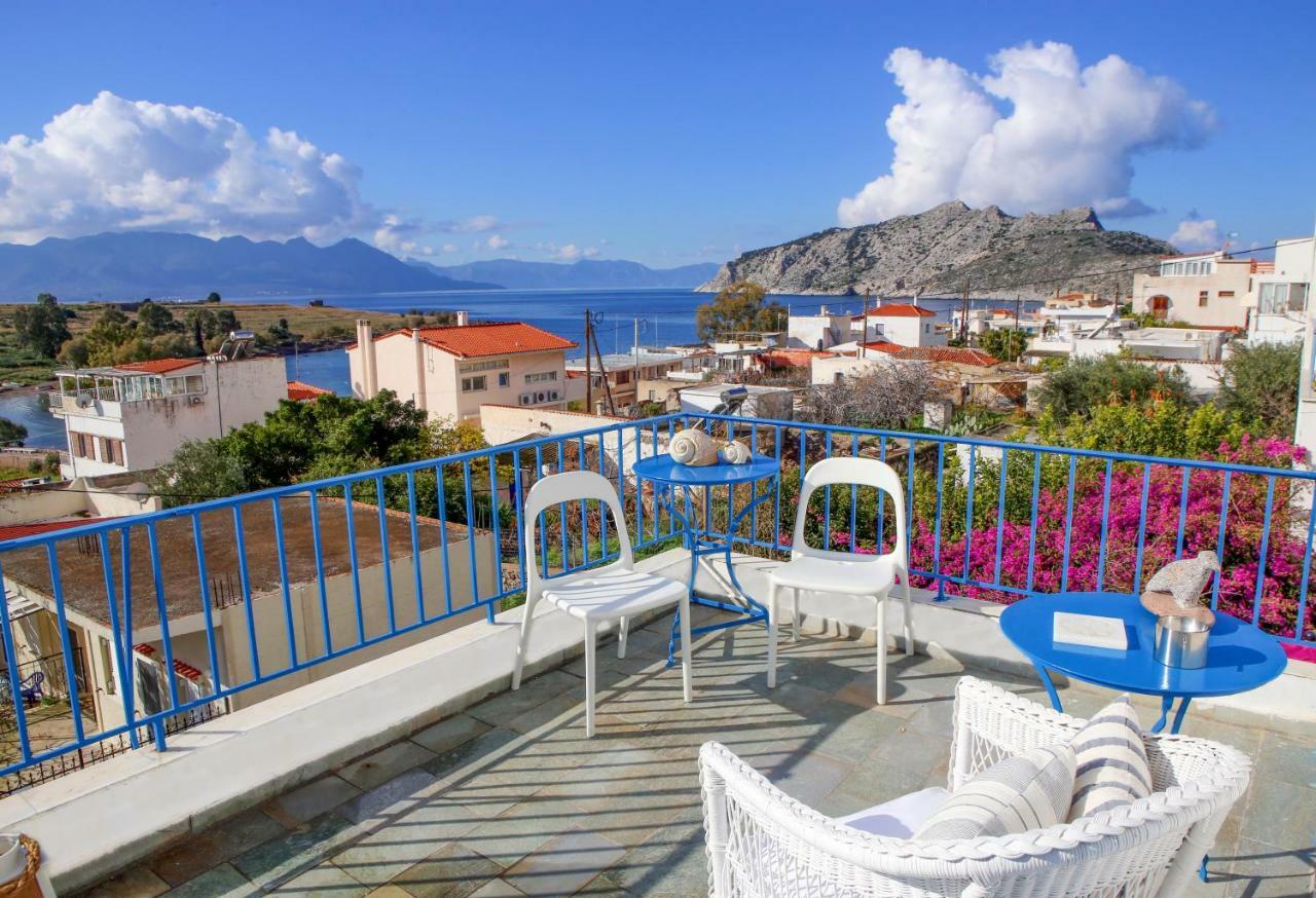 Aeginia 1- Breathtaking Sea View House In Perdikaヴィラ エクステリア 写真